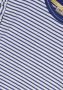 LIKE FLO Meisjes Tops & T-shirts Stripe Jersey Ruffle Tee Blauw wit Gestreept - Thumbnail 4
