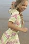 Like Flo blouse met all over print multicolor Meisjes Viscose Ronde hals 122 - Thumbnail 4