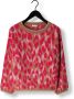 Liu Jo Gezellige en stijlvolle Mohair Gebreide trui met Macula+Lurex Design Roze Dames - Thumbnail 4