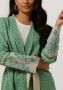 Liu Jo Groene Kimono Giacca Maglia Sciallata Jacq - Thumbnail 4