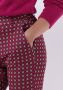 Liu Jo Uitlopende broek met stippen Rood Dames - Thumbnail 5