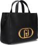 Liu Jo Dames Tas met Gouden Maxi Logo Dames tas met gouden maxi logo Brown Black Dames - Thumbnail 4