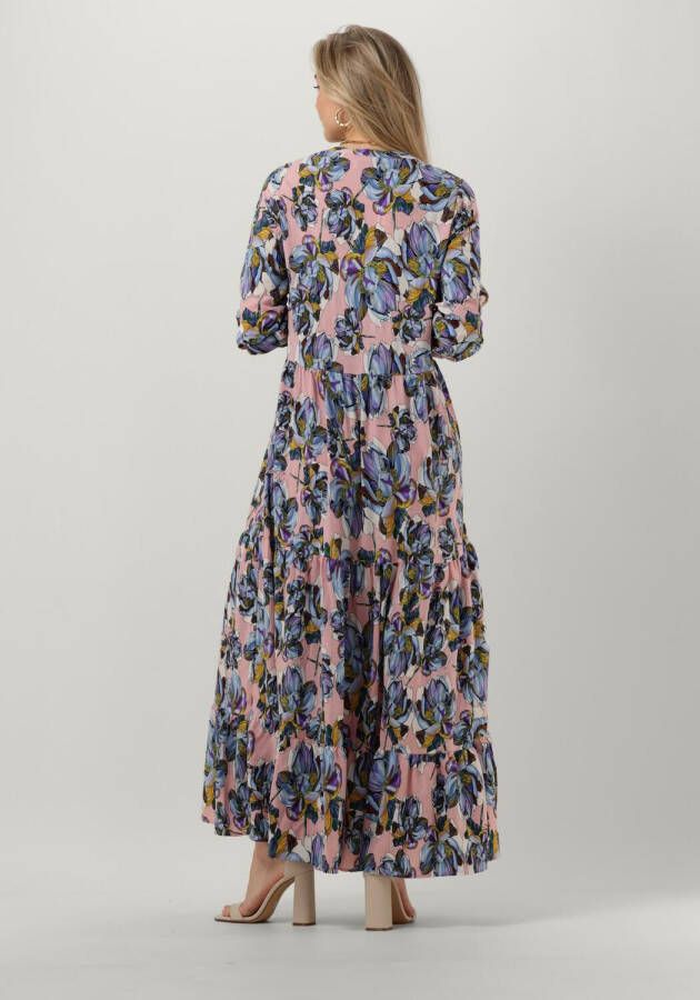 Lollys Laundry Blauwe Maxi Jurk Nee Dress 1