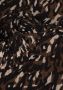 LOOXS 10sixteen jurk met all over print zwart bruin - Thumbnail 4