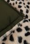 LOOXS little reversible gewatteerde imitatiebont winterjas met panterprint zwart beige 104 - Thumbnail 4