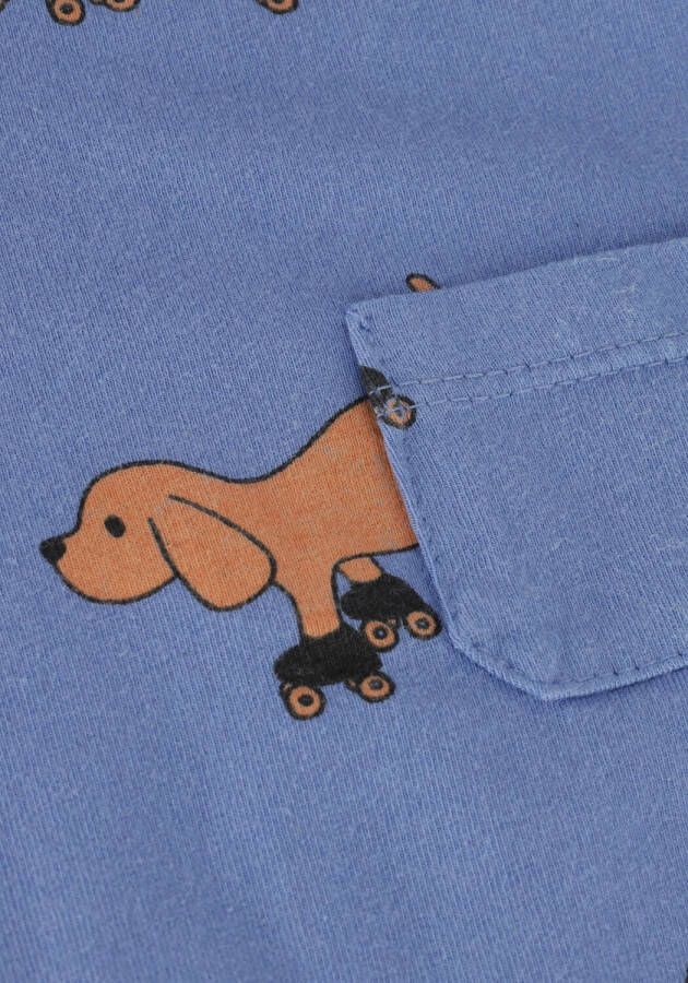 LÖTIEKIDS Lötiekids Baby Tops & T-shirts Baby Tshirt Short Sleeve Dogs Blauw