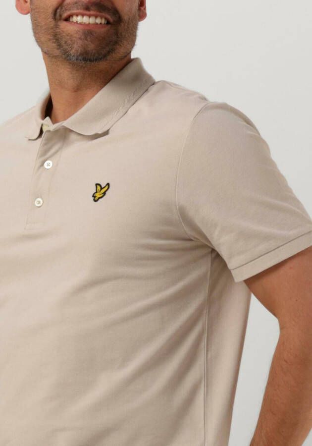 Lyle & Scott Beige Polo Crest Tipped Polo Shirt