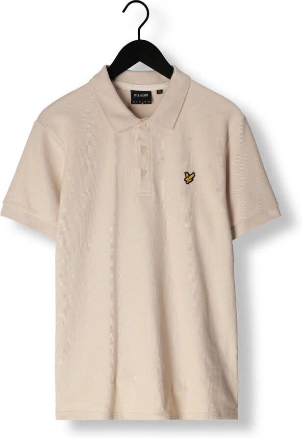 LYLE & SCOTT Heren Polo's & T-shirts Cuffed Polo Beige