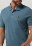LYLE & SCOTT Heren Polo's & T-shirts Plain Polo Shirt Blauw - Thumbnail 4
