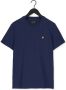 Lyle & Scott Plain T-shirt Donkerblauw Ts400Vog Blauw Heren - Thumbnail 5
