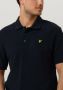 LYLE & SCOTT Heren Polo's & T-shirts Milano Trim Polo Shirt Donkerblauw - Thumbnail 3