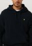 Lyle & Scott Klassieke Navy Hoodie met Kangaroo Zak Blue Heren - Thumbnail 6