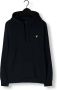 Lyle & Scott Klassieke Navy Hoodie met Kangaroo Zak Blue Heren - Thumbnail 7