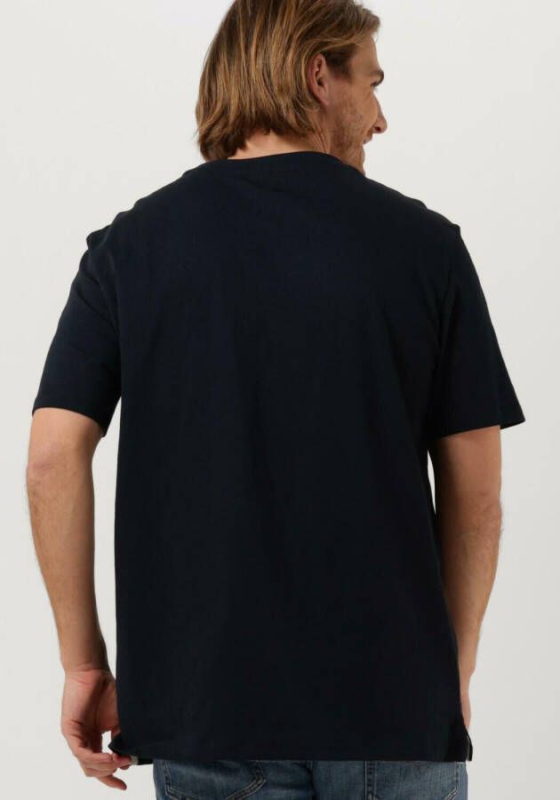 LYLE & SCOTT Heren Polo's & T-shirts Slub T-shirt Donkerblauw