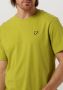 Lyle & Scott Groene T-shirt Plain T-shirt - Thumbnail 3