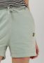 Lyle & Scott Pigment Dye Sweatshorts Mint Kleur Green Dames - Thumbnail 2