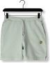 Lyle & Scott Pigment Dye Sweatshorts Mint Kleur Green Dames - Thumbnail 3