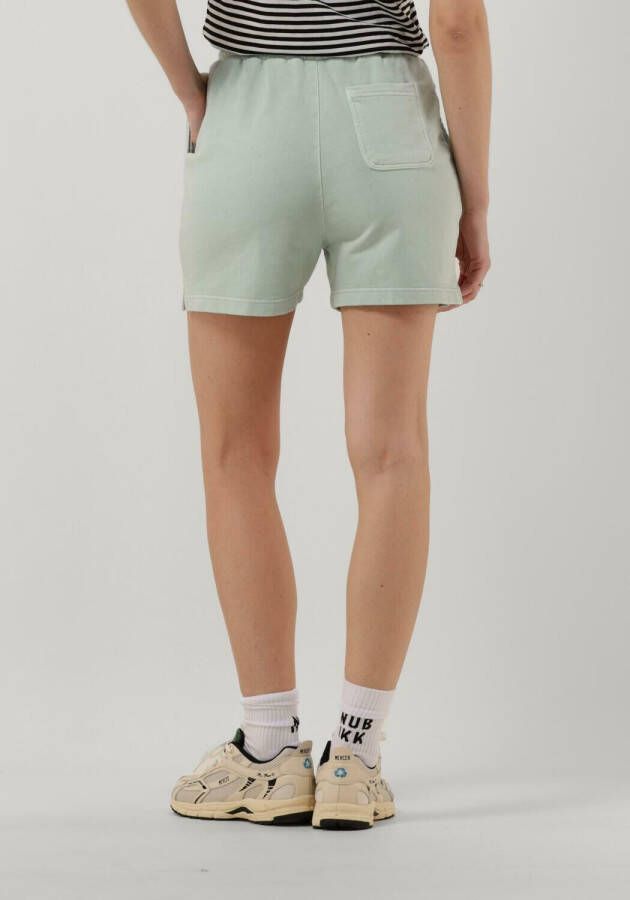 LYLE & SCOTT Dames Broeken Pigment Dye Sweatshort Mint