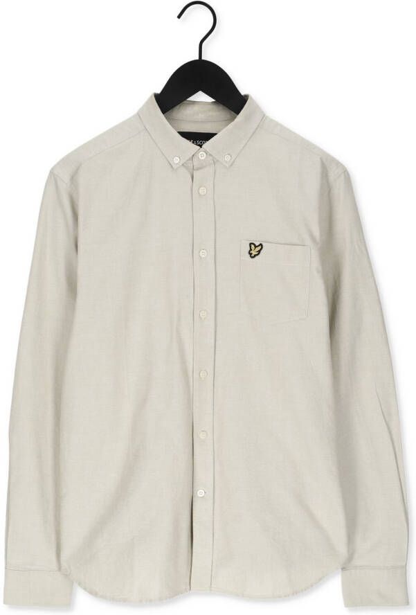 LYLE & SCOTT Heren Overhemden Oxford Shirt Olijf