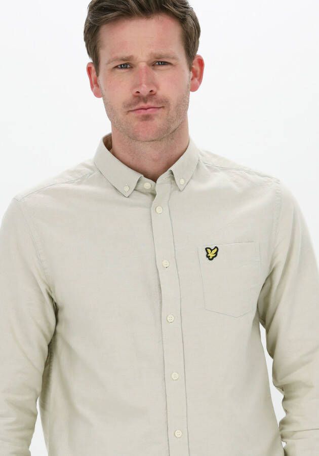 LYLE & SCOTT Heren Overhemden Oxford Shirt Olijf