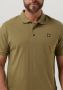 LYLE & SCOTT Heren Polo's & T-shirts Crest Tipped Polo Shirt Olijf - Thumbnail 2