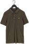 LYLE & SCOTT Heren Polo's & T-shirts Plain Polo Shirt Olijf - Thumbnail 6