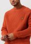 Lyle & Scott Lyle Sweater; Scott Kn1701V -W701 Oranje Kledingmaten: L Oranje Heren - Thumbnail 5