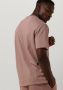 LYLE & SCOTT Heren Polo's & T-shirts Slub T-shirt Roze - Thumbnail 4