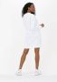 Lyle & Scott Witte Mini Jurk Sweattshirt Dress - Thumbnail 3