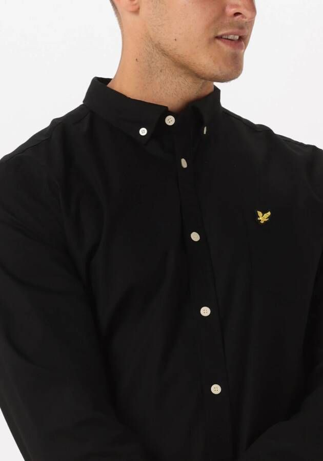 LYLE & SCOTT Heren Overhemden Oxford Shirt Zwart