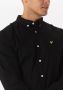 LYLE & SCOTT Heren Overhemden Oxford Shirt Zwart - Thumbnail 4