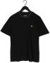Lyle & Scott Merk Ringer T-shirt Black White Blue Heren - Thumbnail 2