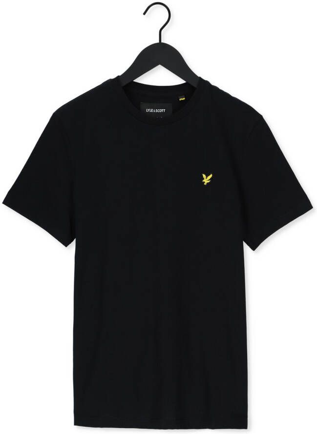 LYLE & SCOTT Heren Polo's & T-shirts Plain T-shirt Zwart
