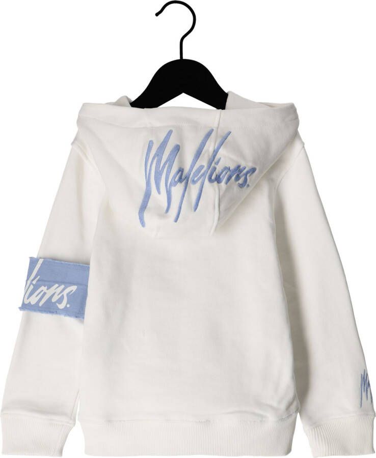 Malelions Witte Sweater Captain Hoodie