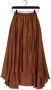 Mes Demoiselles Bruine Cypress Dames Maxi Rok Brown Dames - Thumbnail 4