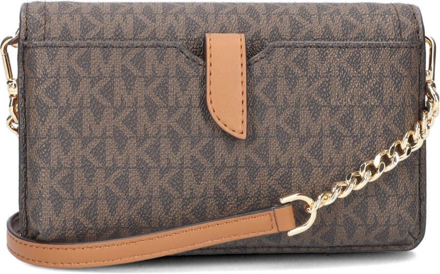 Michael Kors Bruine Schoudertas Sm Phn Chn Xbody