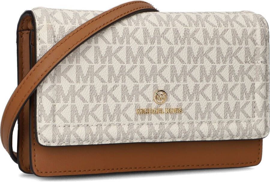 Michael Kors Witte Schoudertas Sm Phone Crossbody