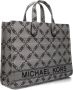 MICHAEL Kors Boodschappentas 30S3S3GT3J-LGGRABTOTE-NATUR BLACK - Thumbnail 3