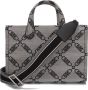 Michael Kors Zwarte Schoudertas Sm Ew Msgr - Thumbnail 4