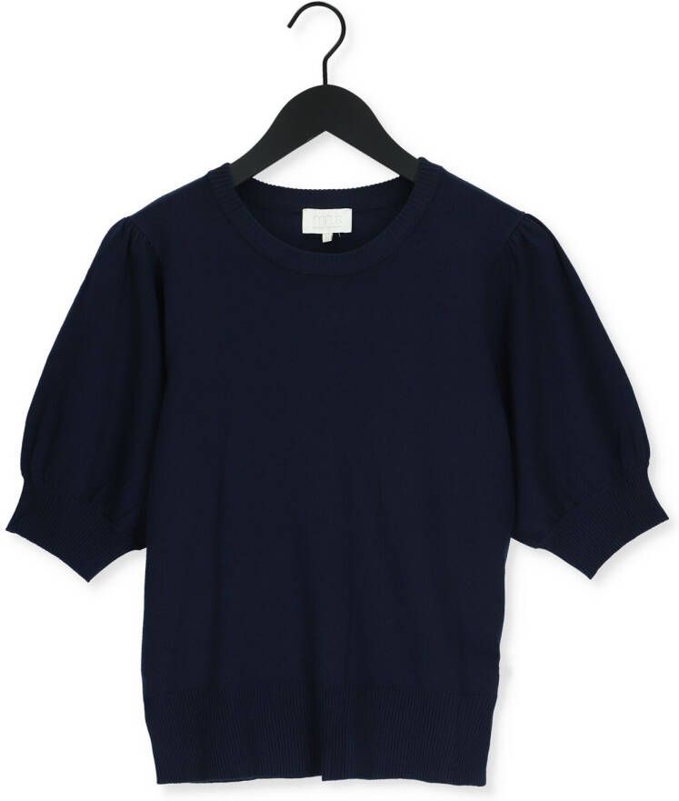 MINUS Dames Tops & T-shirts Liva Knit Tee Donkerblauw