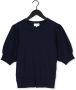 MINUS Dames Tops & T-shirts Liva Knit Tee Donkerblauw - Thumbnail 2