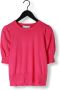 MINUS Dames Tops & T-shirts Liva Knit Tee Fuchsia - Thumbnail 3