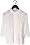 MINUS Dames Blouses Aneda 3 4 Sleeve Shirt Gebroken Wit - Thumbnail 3