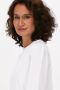 MINUS Dames Tops & T-shirts Mersin Knit Tee Gebroken Wit - Thumbnail 4