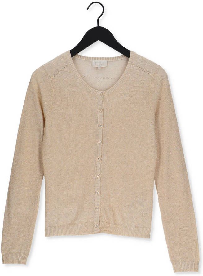 MINUS Dames Truien & Vesten New Laura Cardigan Goud