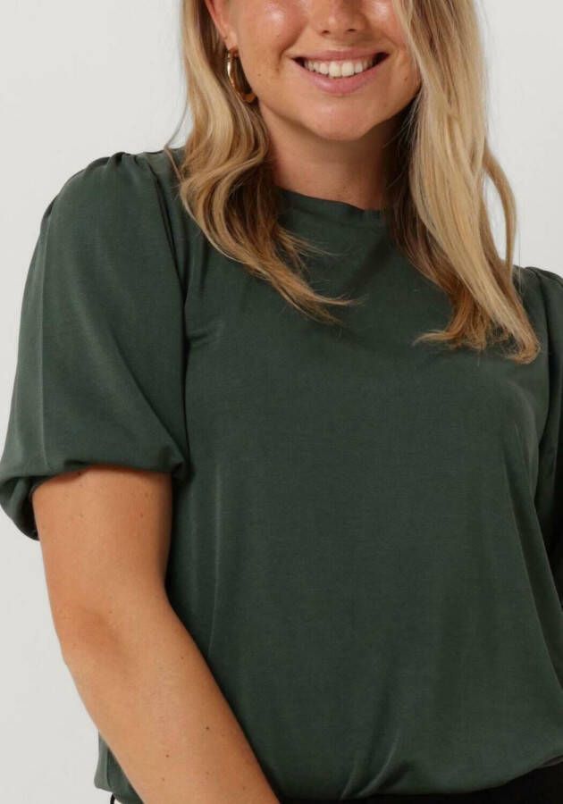 MINUS Dames Tops & T-shirts Darsy Puff Sleeve T-shirt Groen