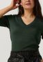 MINUS Dames Tops & T-shirts Milla Metallic V-neck Knit T-shirt Groen - Thumbnail 2