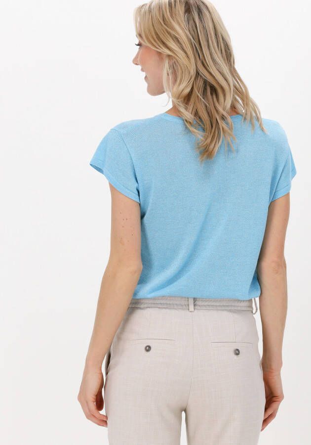 MINUS Dames Tops & T-shirts Carlina Knit Tee Lichtblauw