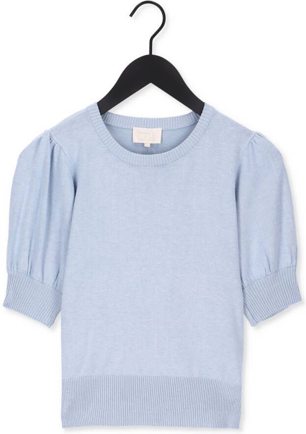 MINUS Dames Tops & T-shirts Liva Knit Tee Lichtblauw