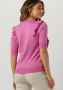 MINUS Dames Tops & T-shirts Vesia Knit T-shirt Roze - Thumbnail 4